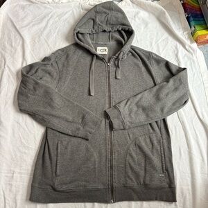 UGG Men's Zip Up Gray Sweater